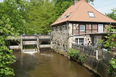 Die große Teichsmühle am Heubach in Hausdülmen.