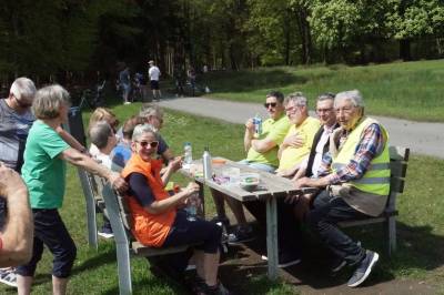 Picknick im Dülmener Wildpark.