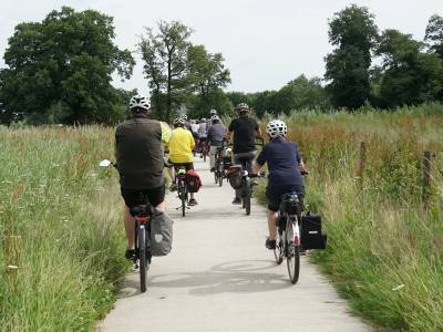 Super Radweg durch die Berkel-.Auen.