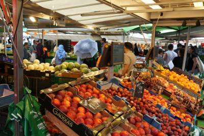 Wochenmarkt in Enschede.