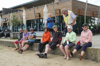 Pause am Offlumer See.