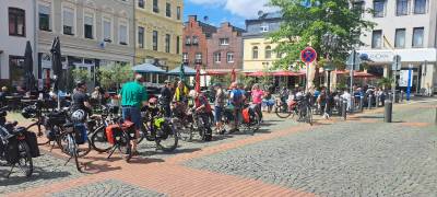 Auf dem Marktplatz von Dülken.